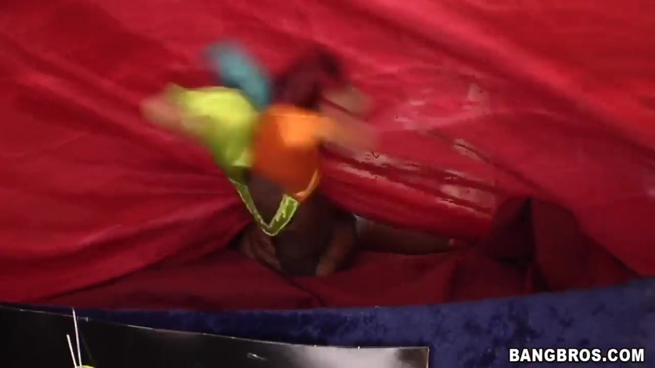 Massive cock puppet show for a sexy exotic babe