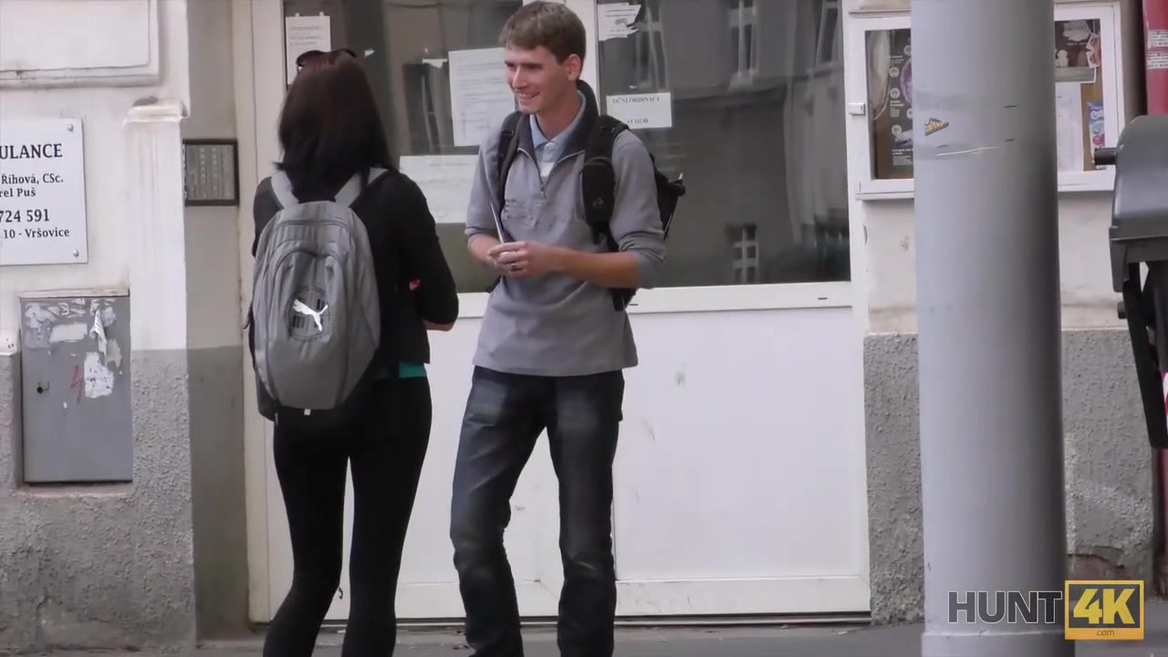 HUNT4K. Adventurous girl is happy to have sex for money in Prague