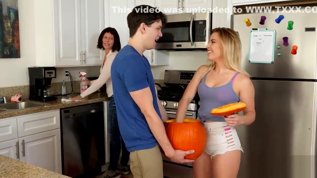 STEPBROTHER FUCKS STEPSISTER NEXT TO HIS Step mom