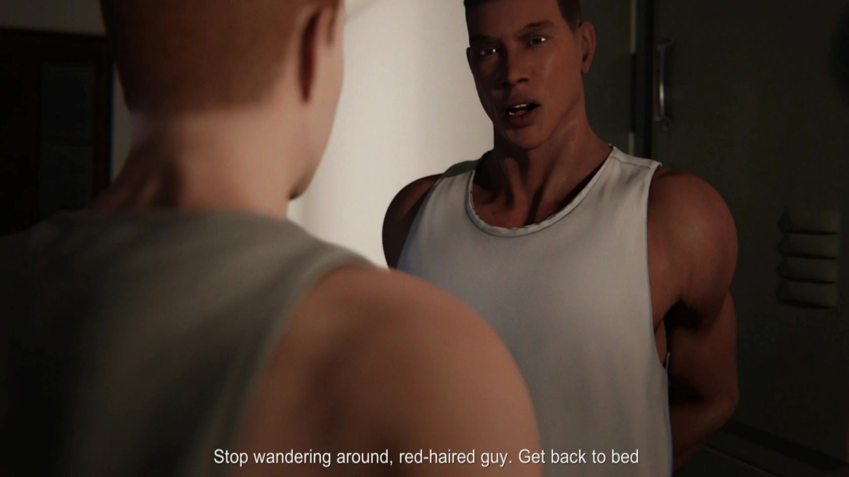 Hard Blowjob In The Bathroom In The Army, Swallowing Cum, Animation From The Game 10 Min