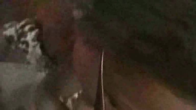 This Ebony has a seductive look on her face when she sucks dick