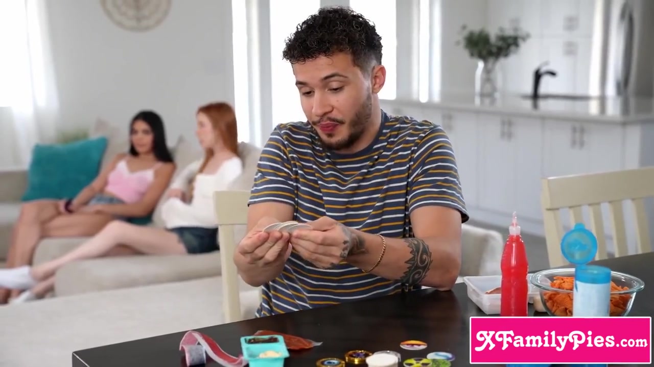 Stepbro Was A Nerd With A Giant Dick Found Out Stepsister And Her Bestie - Apollo Banks