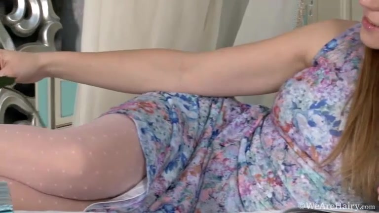 Alisia undresses and strips in her kitchen - Compilation - WeAreHairy