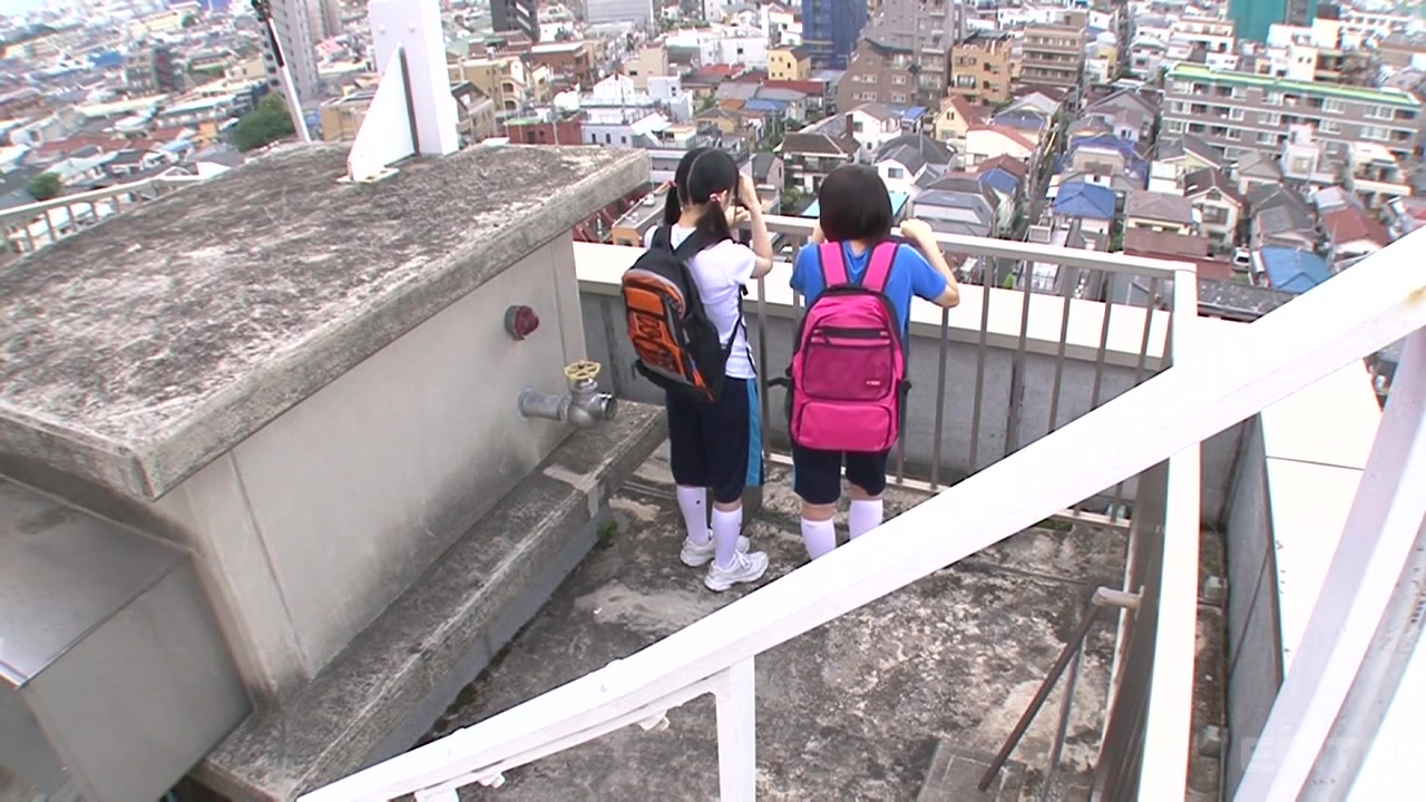 Asami Tsuchiya & Karen Haruki in Lesbian Bondage In The Rooftop - JapansTiniest