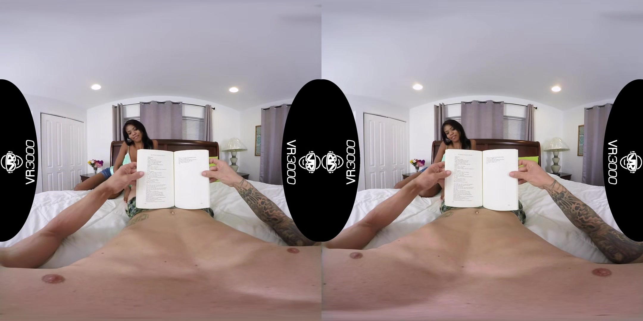 The Bookworm - Busty Ebony Babe In Interracial Hardcore