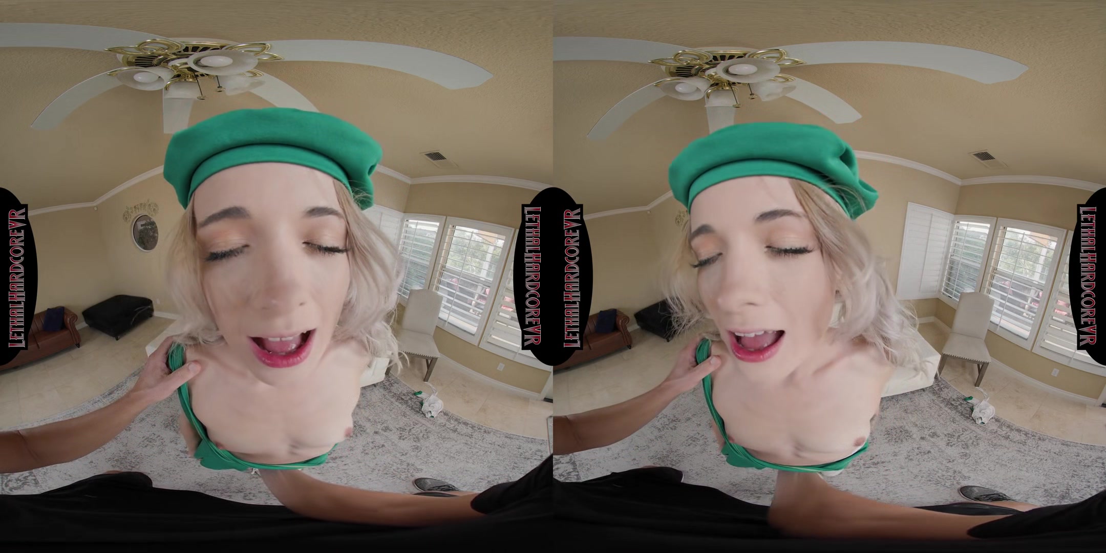 Cute Blonde Nicole Desires Cream On Her Cookie