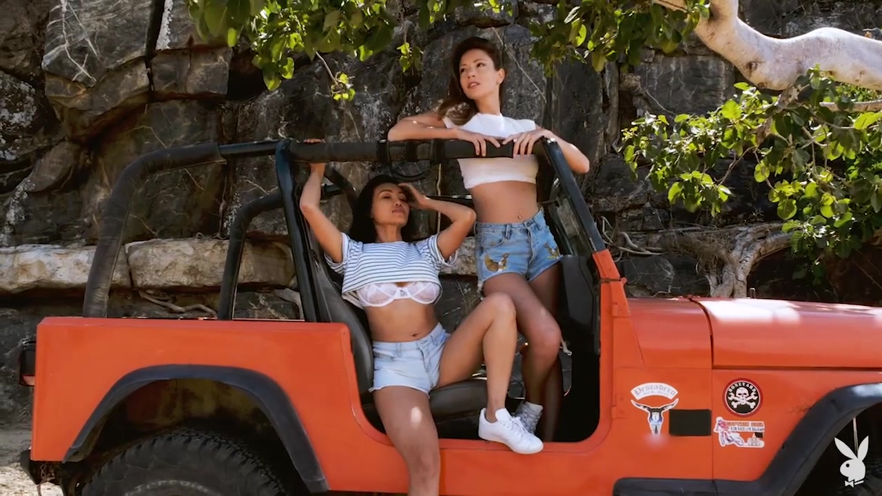 Miluniel and Viviane in Two for the Road - PlayboyPlus