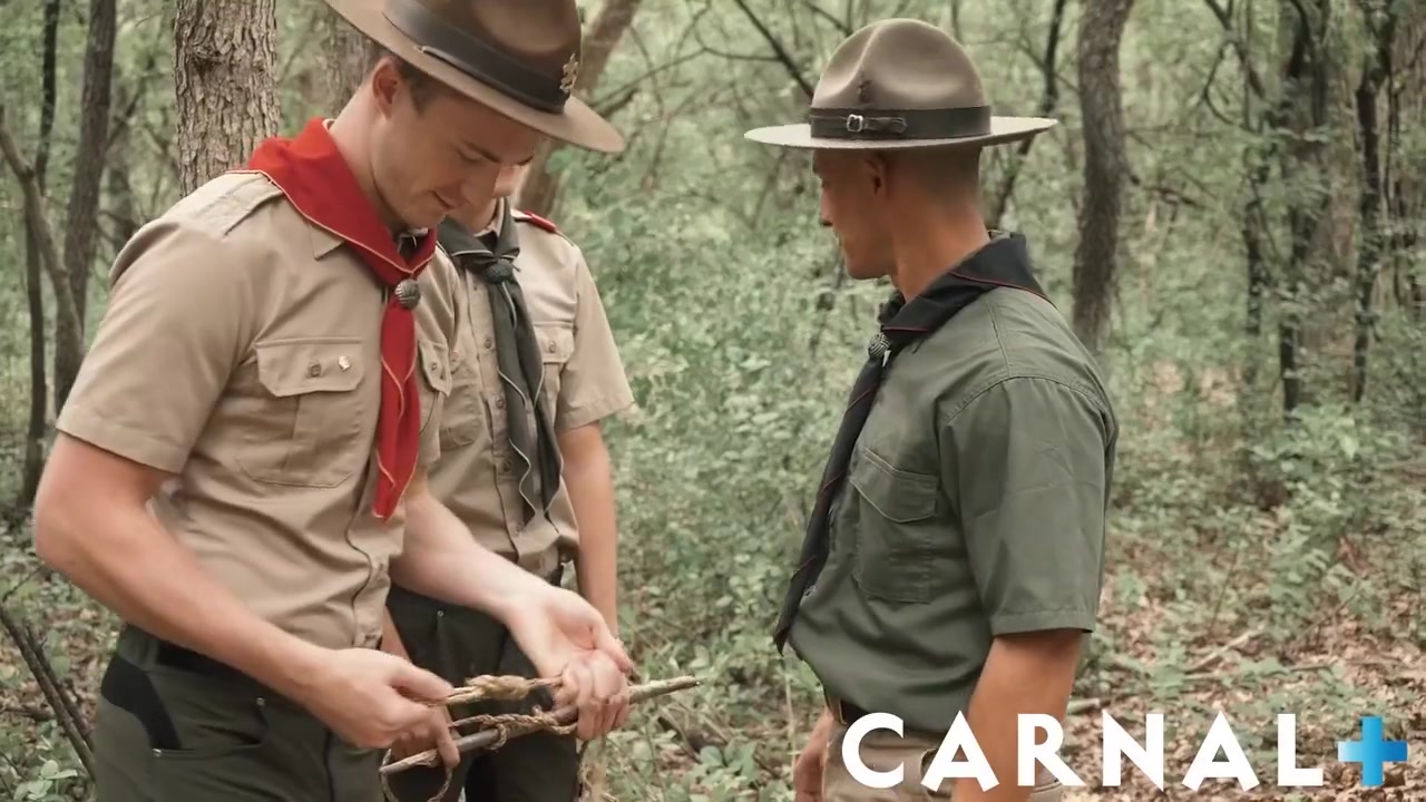 Hot Hung Scout Leader Fucks Two Boys In Forest - Cole Blue, Jack Baker And Jax Thirio