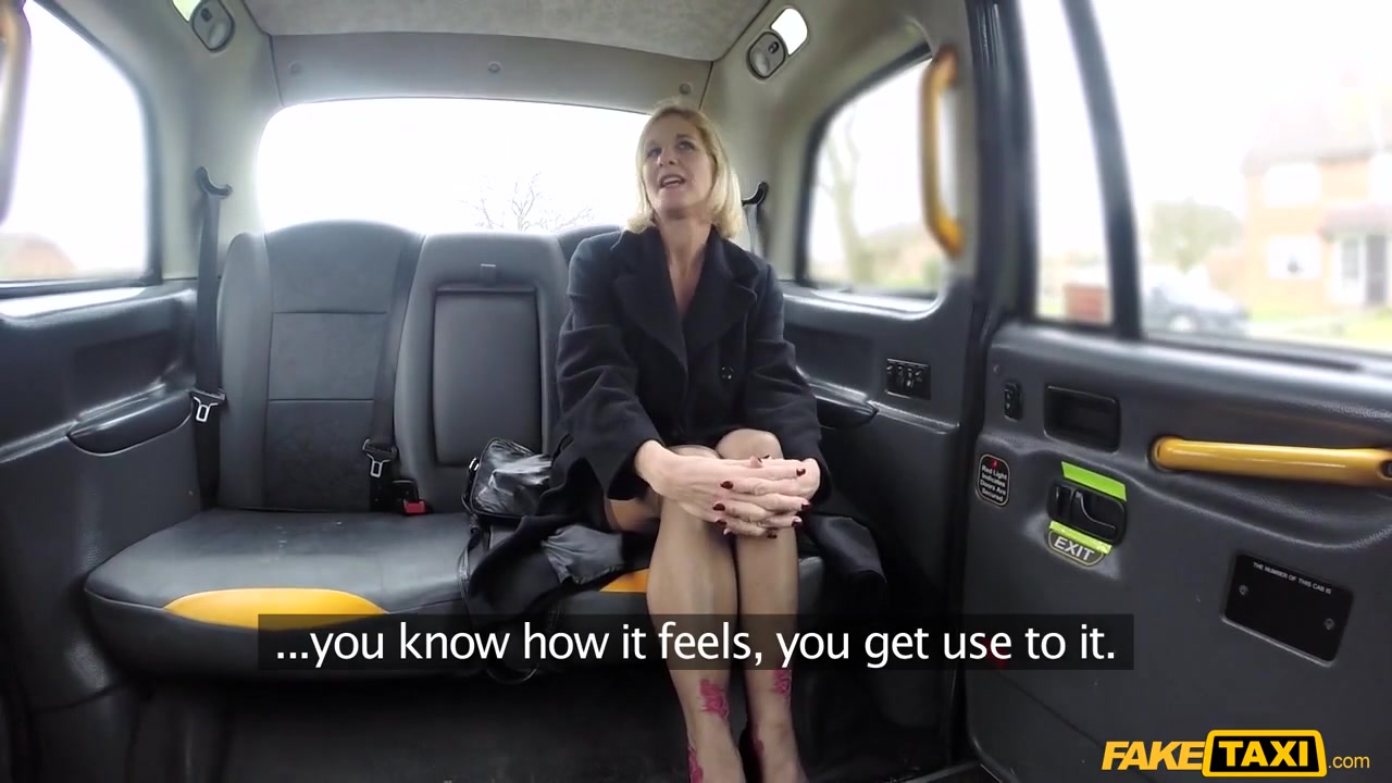 John & Molly Milf in Older Lady's Big Pussy Lips Opened - FakeTaxi
