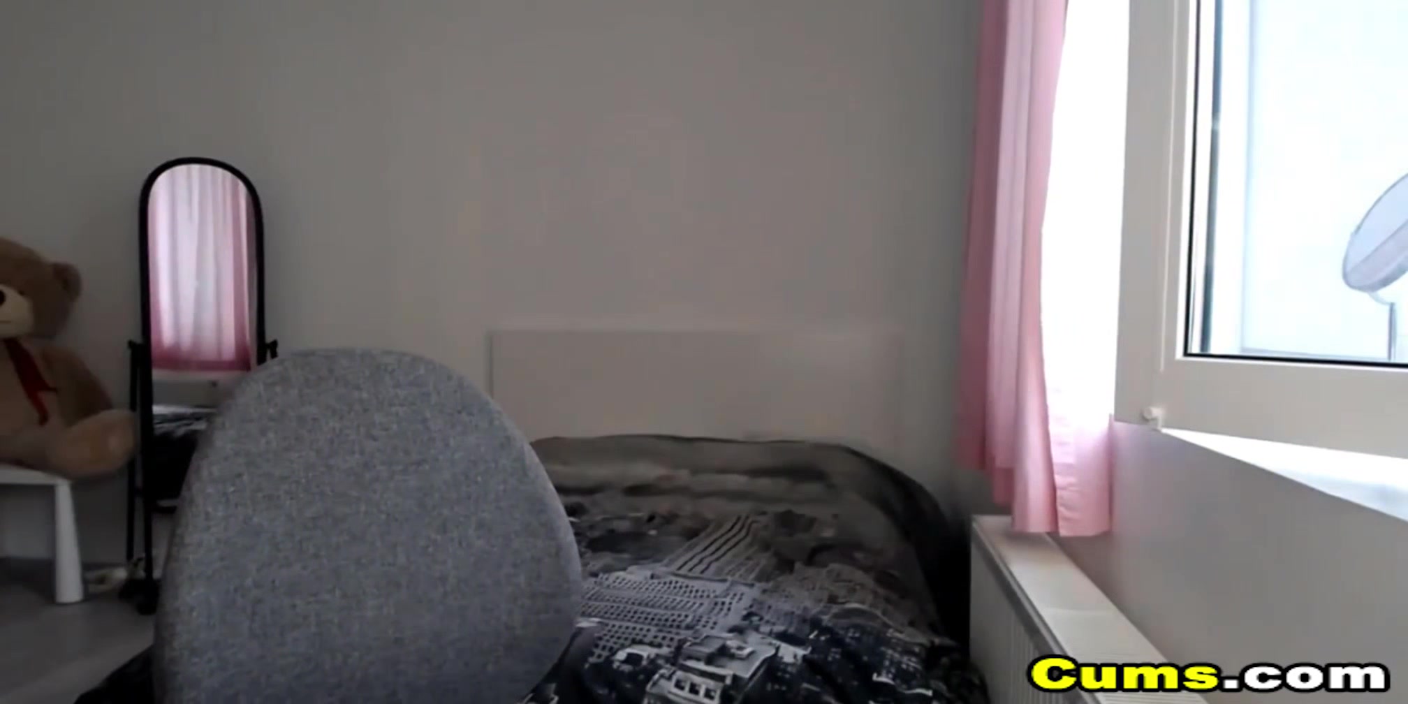 Cute Chick Plays with Her Tight Pussy
