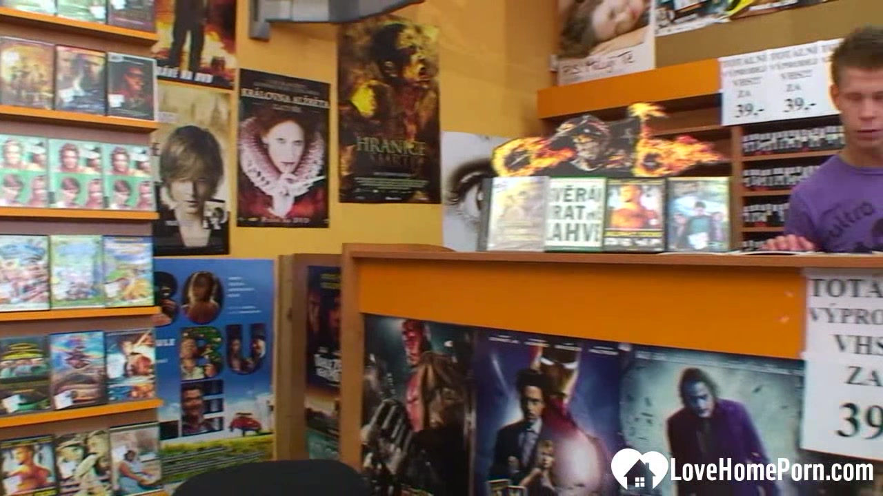 Instead of renting a video she got fucked