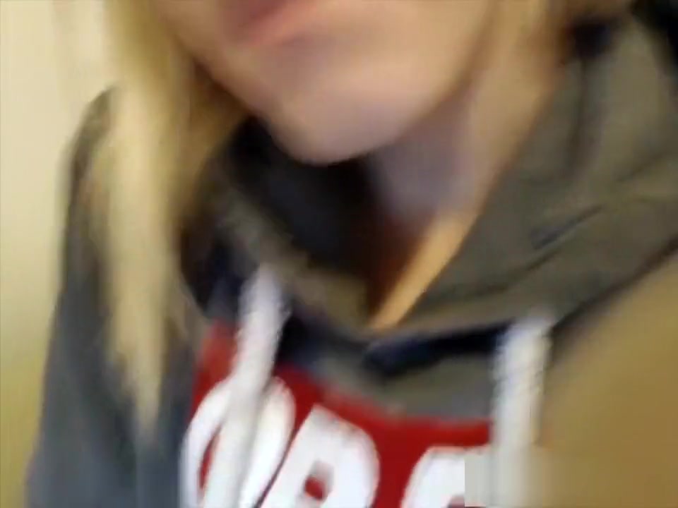 yummy blonde lady-man Strokes Her gigantic penis