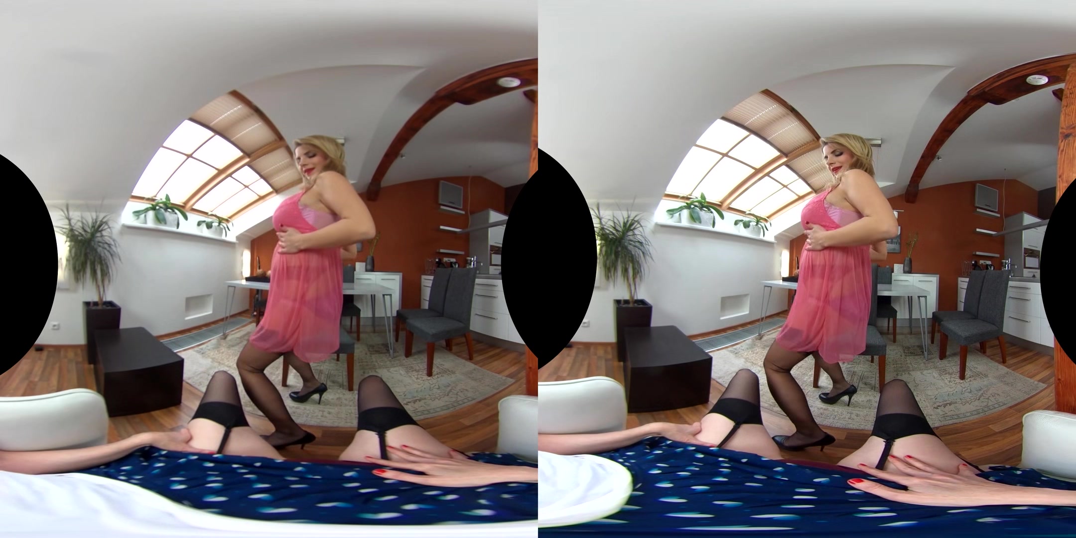 Pregnant In Panties; Huge Tits Blonde Pornstar - Sexlikereal
