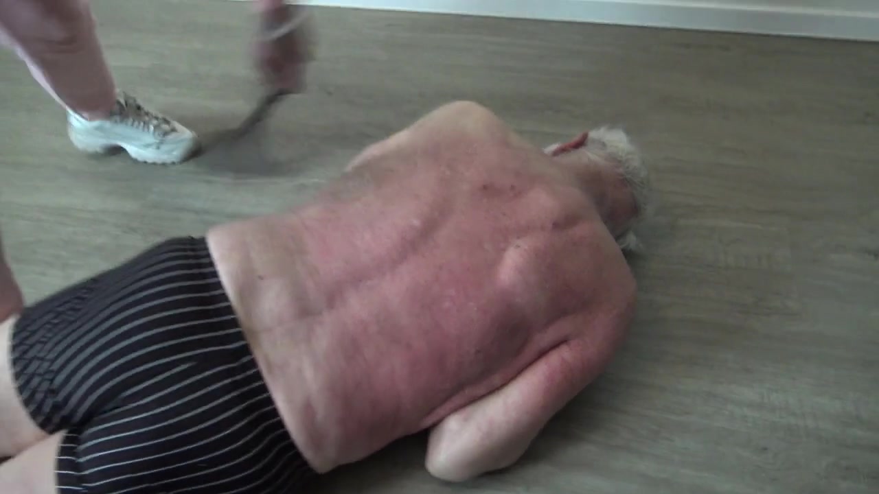 Old beating victim of the sadistic home help! by Femdom Austria