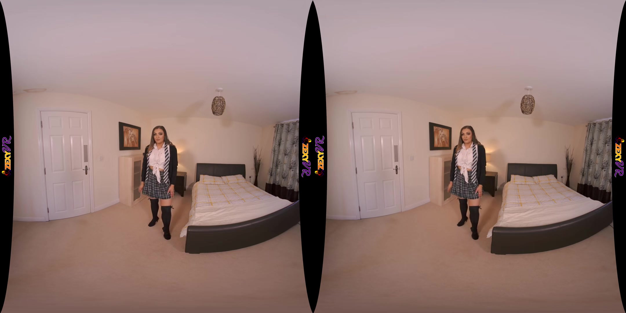 College Cutie - Sexy Coed Striptease - ZexyVR - SexLikeReal
