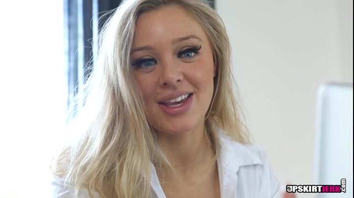 Beth "Teased By The Boss" - UpskirtJerk