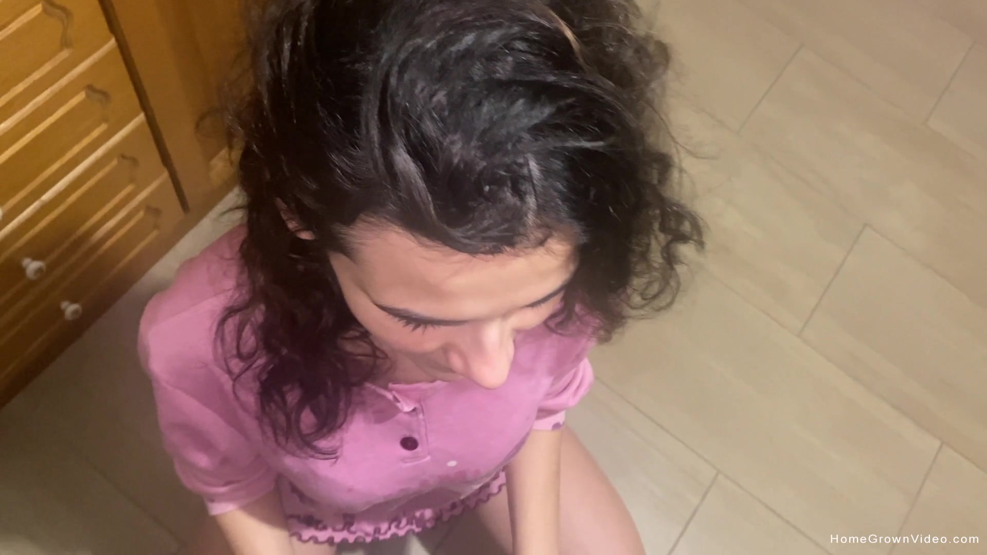 Cock Riding In The Kitchen - Sofia Bresciani & Luca Besciani