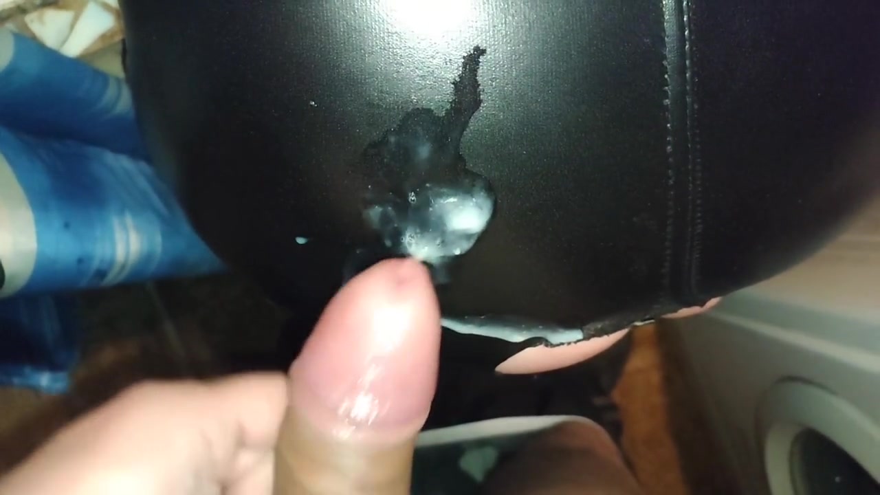 Of Cum On Horny Mommys Black Leather Pants
