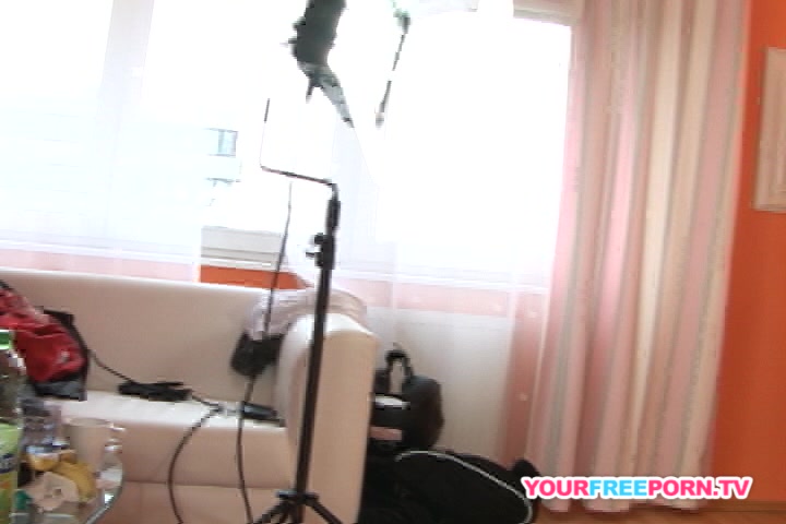 Nice blonde babe does anal for money