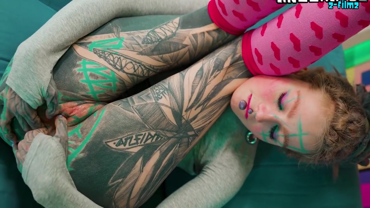 Anal Solo For Skinny Tattoo Girl Dildos And Fuck Her Tiny Asshole