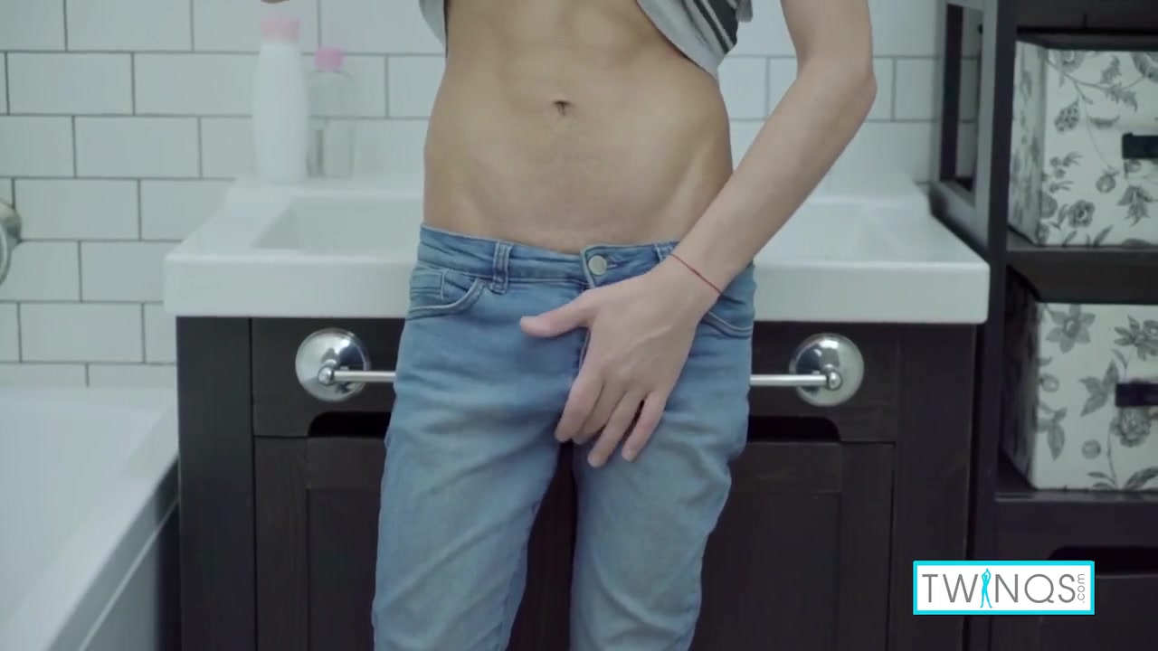Takes A Shower And Strokes His Cock! With William B