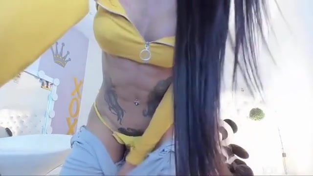 Hot shemale masturbate