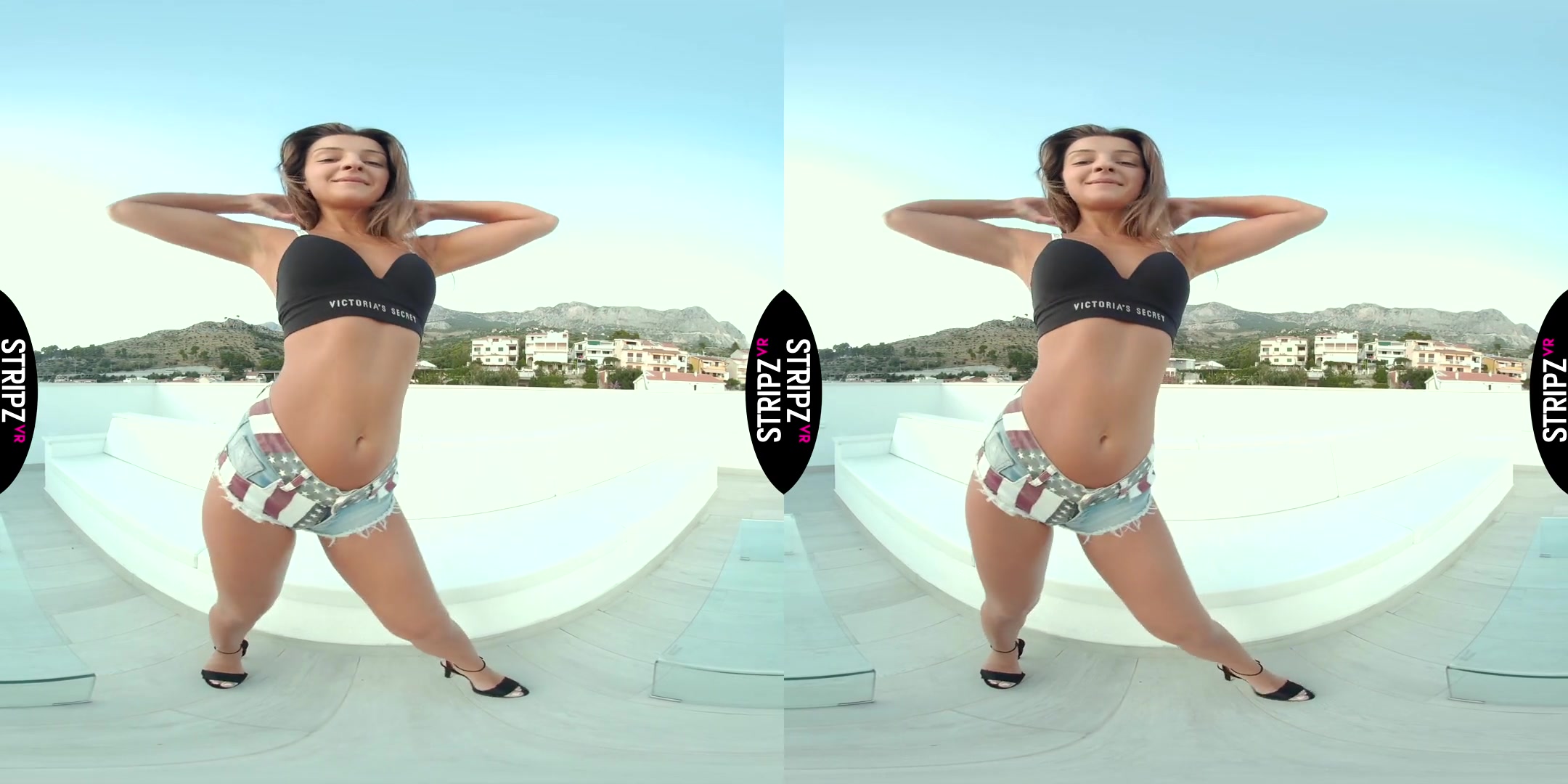 Dance with Me - Beautiful Young Babe Solo Striptease and More