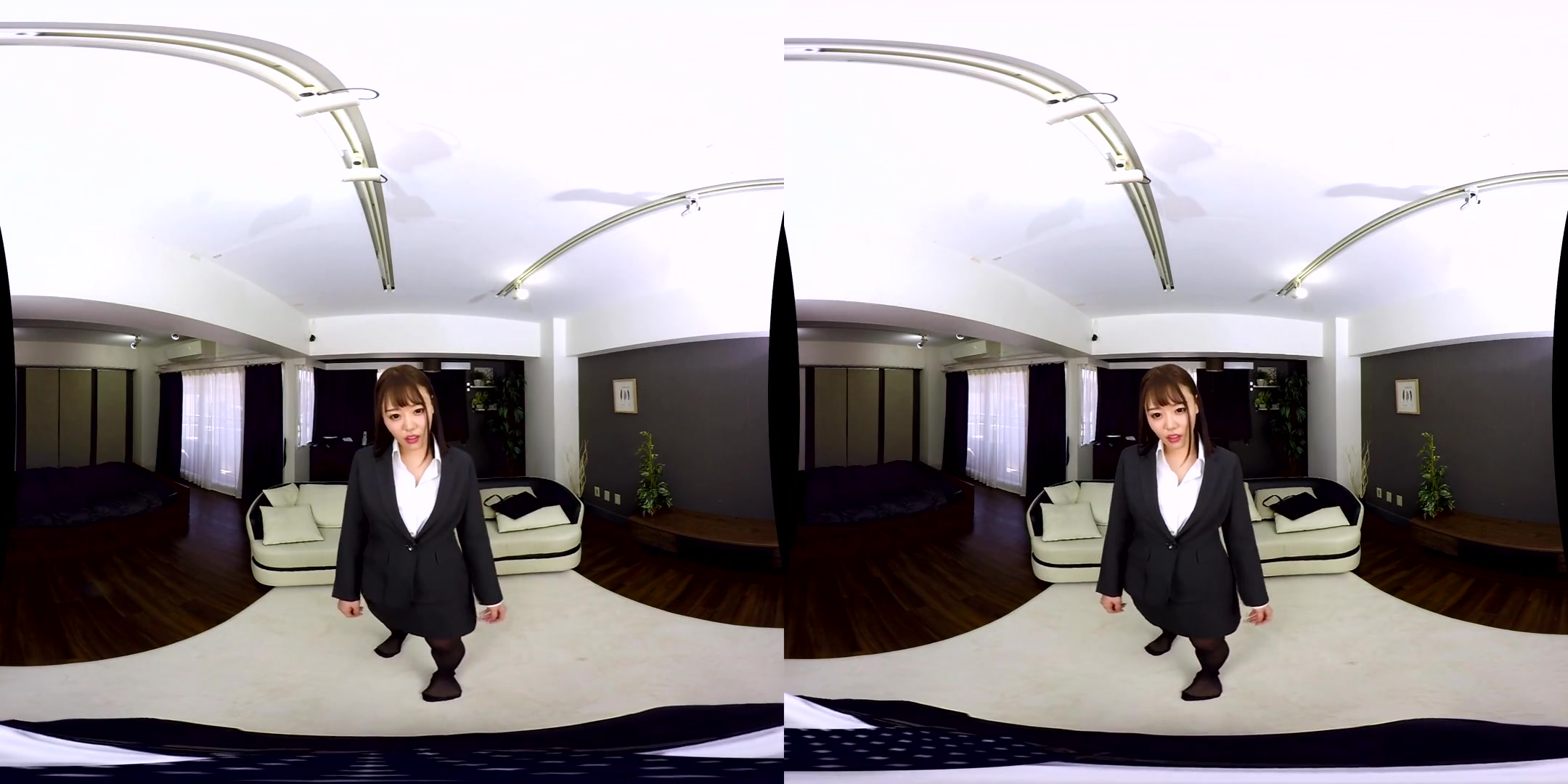 [VR for Masochistic Men] Former Bad Girl is the Boss in Pantyhose 1 - Nylons Asian Hardcore