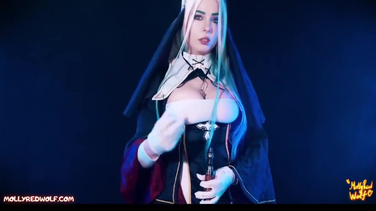 Molly Redwolf - I Lied To Nun And She Discipline Me With Pegging. Femdom
