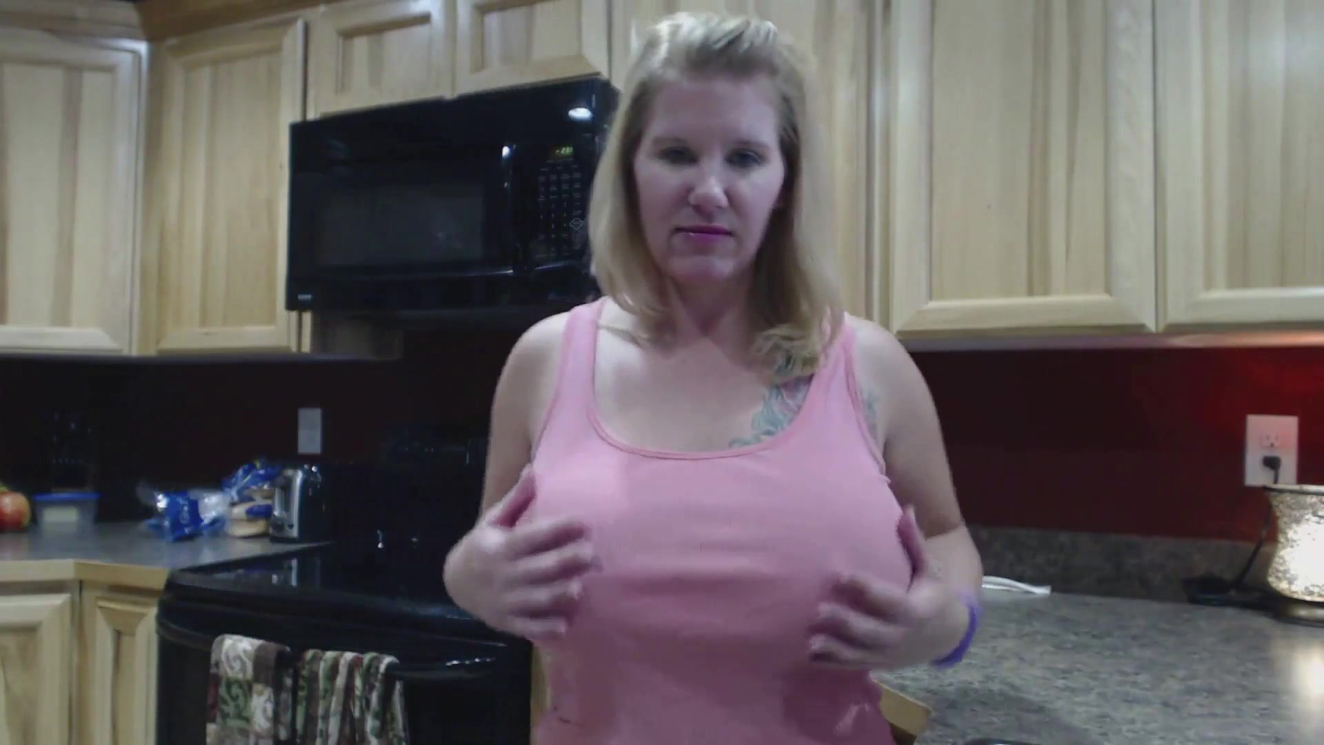 Naked In The Kitchen - Clean Titties - BustyKrisAnn