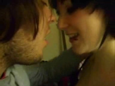 Emo girlfriend with piercings loves sucking dick