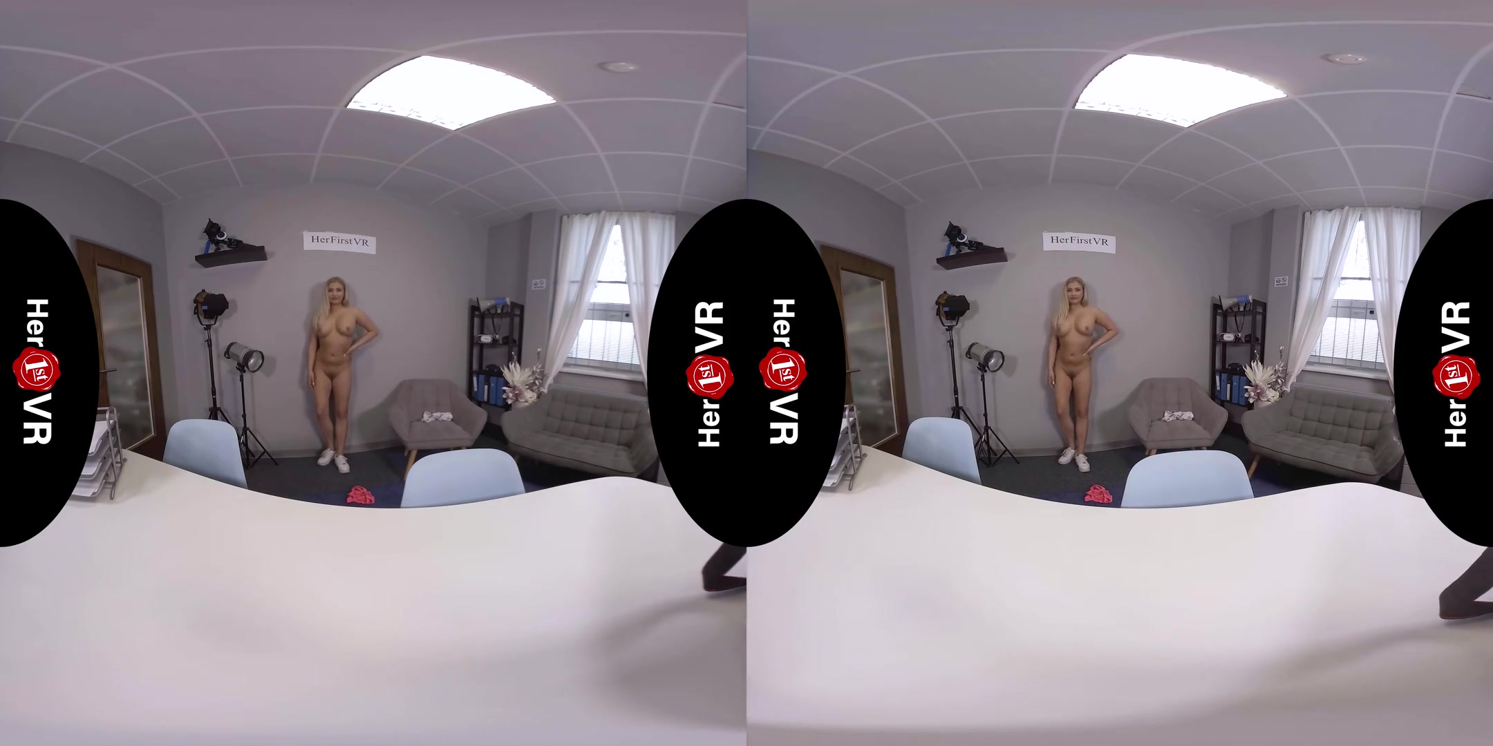 Cayla Lyons - VR Casting; Blonde Amateur First Timer