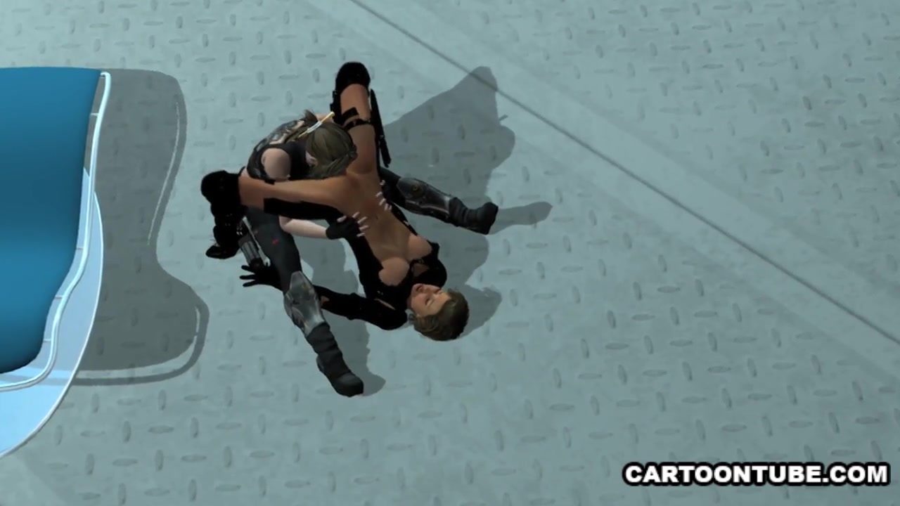 3D Lesbian Babe Gets Scissored and Licked