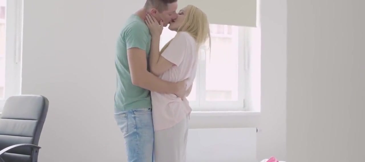 Slim Blonde teen 18+ Loves Big Dick And Creampie 12 Min