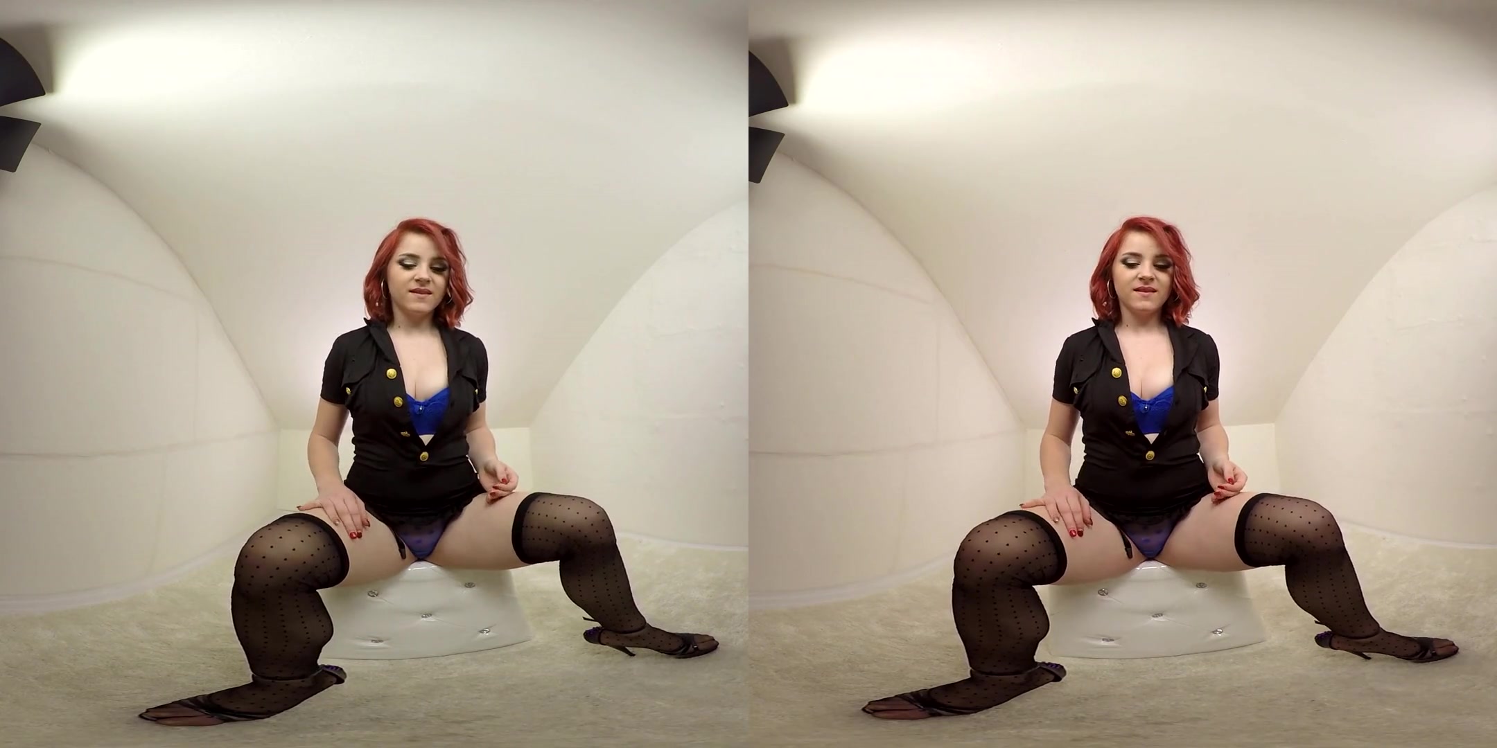 Anastasia Row in Redhead Anastasia Row Fucking Her Dildo - BravoModelsMedia
