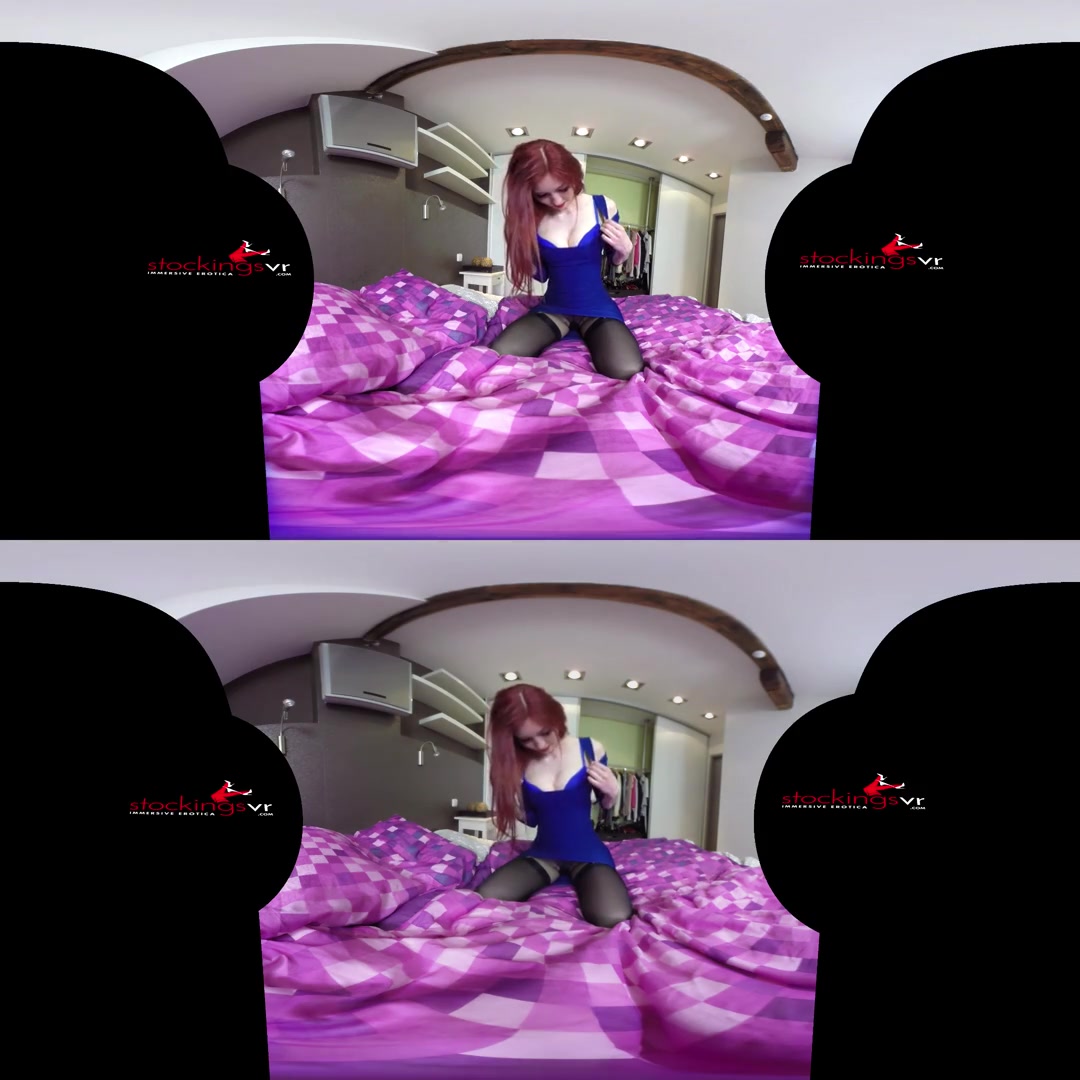 Kattie Gold in Rip My Nylons A Katy Gold Video - StockingsVR