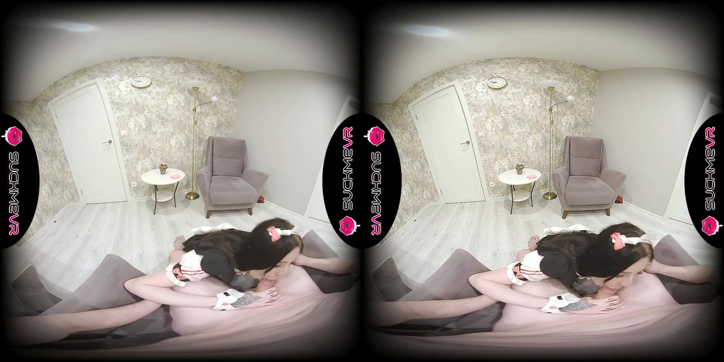 Sexy Maid, Anna Esman, Fucks And Blows You In POV VR - SuckMeVR