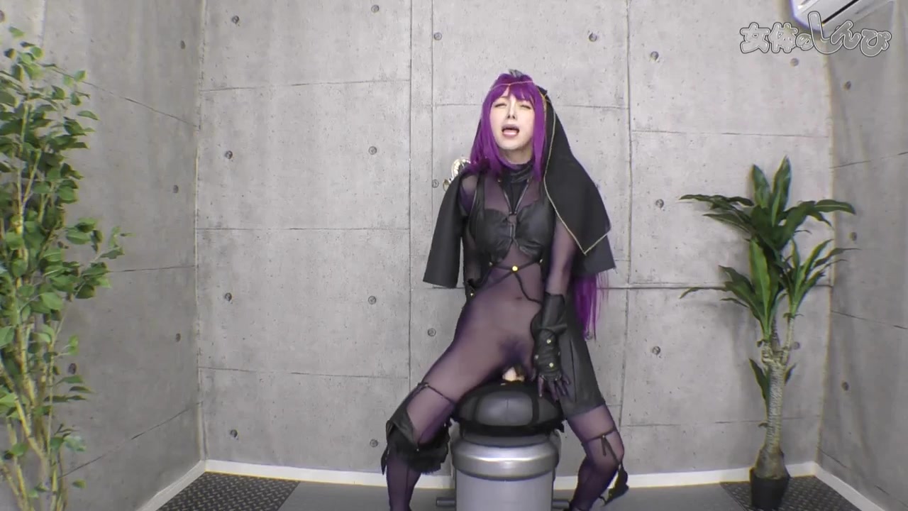 I masturbate by a rodeo machine. - Fetish Japanese Video
