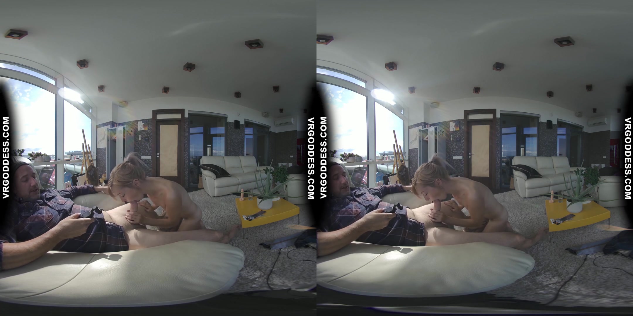 Tiny Spinner Bleika Giving Me A Fantastic Blowjob Between The Scenes She Finishes It Off