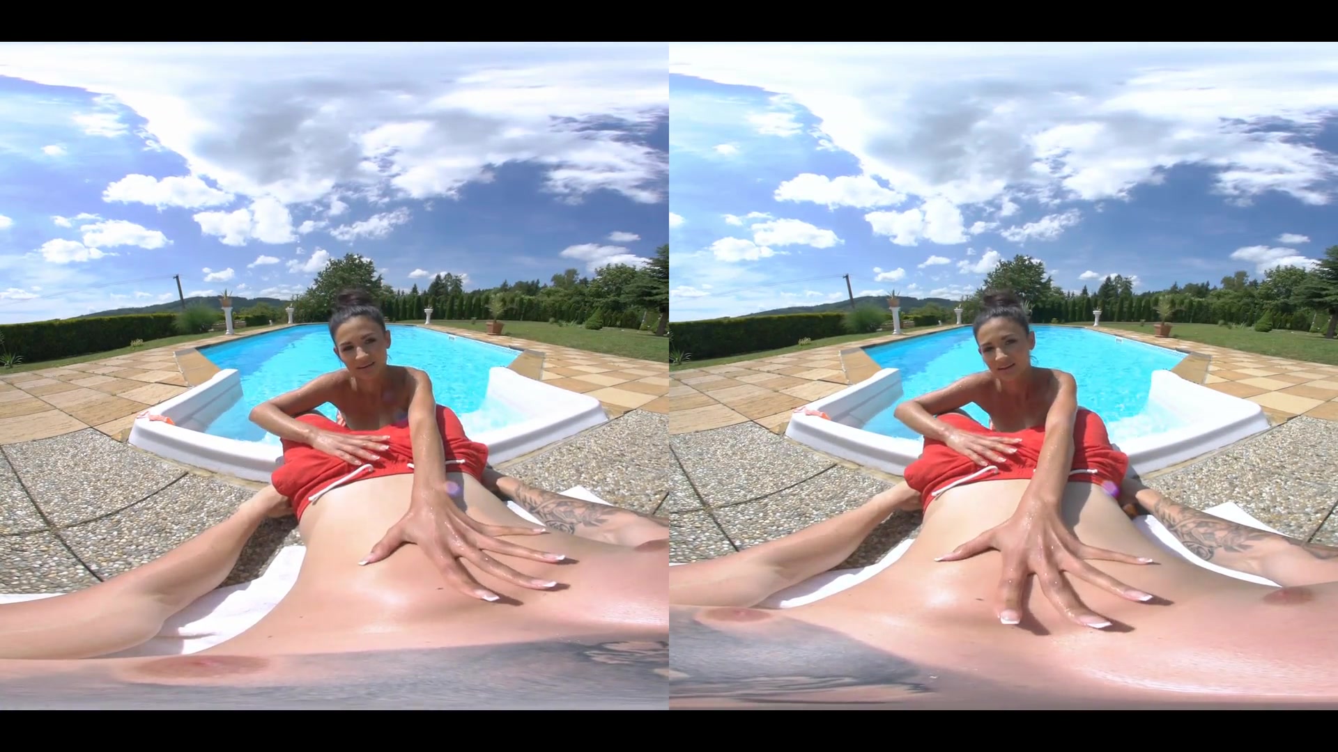 Sex By The Pool