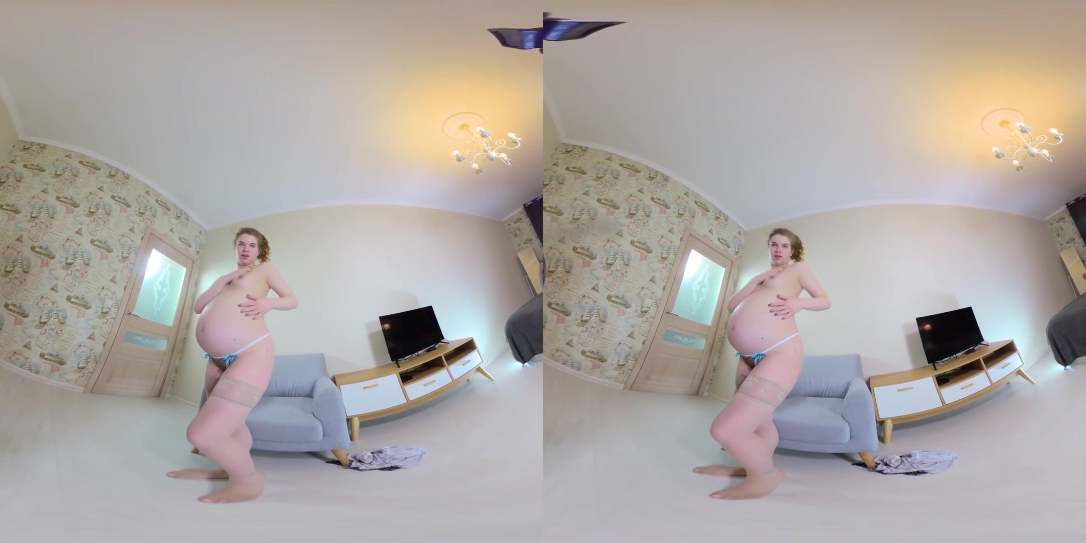 Pregnant Home Alone