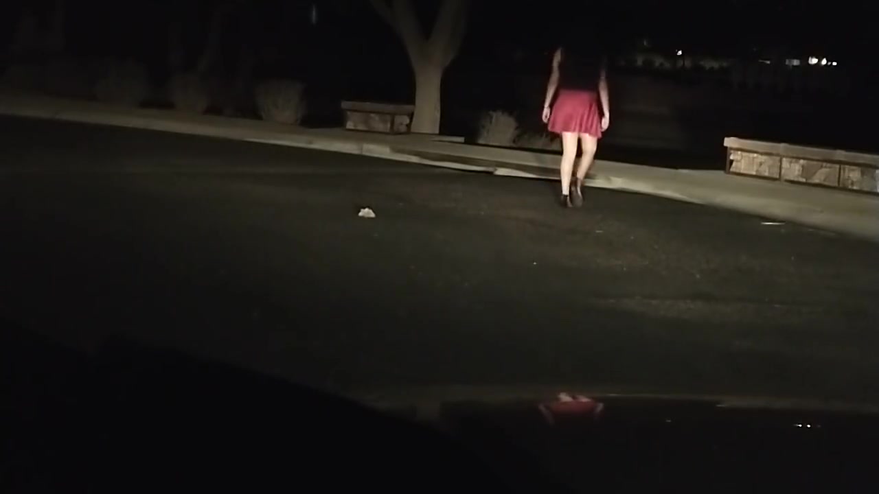 Crossdresser Public Walk
