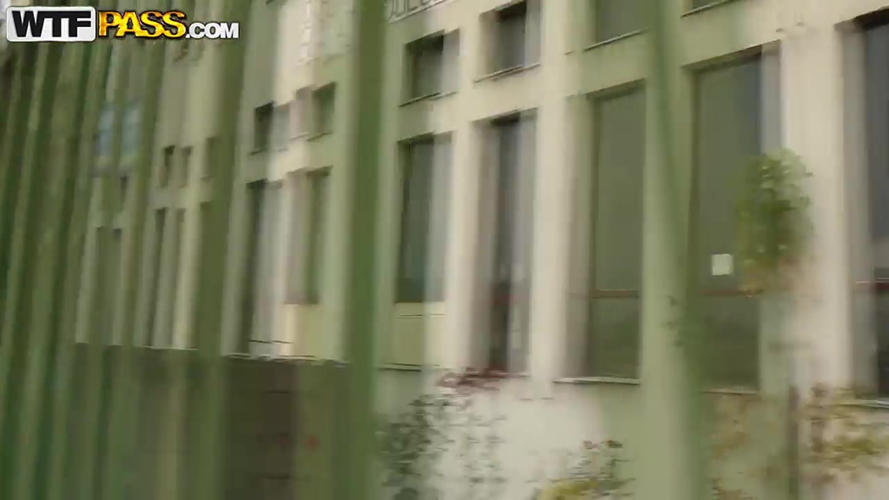 Man seduces blonde hottie to relax outside