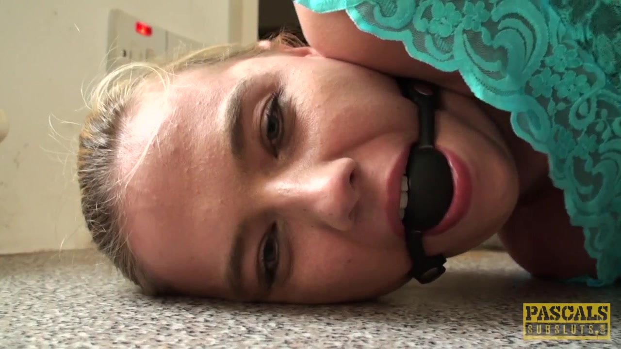 Throatfucked UK sub tiedup and spanked
