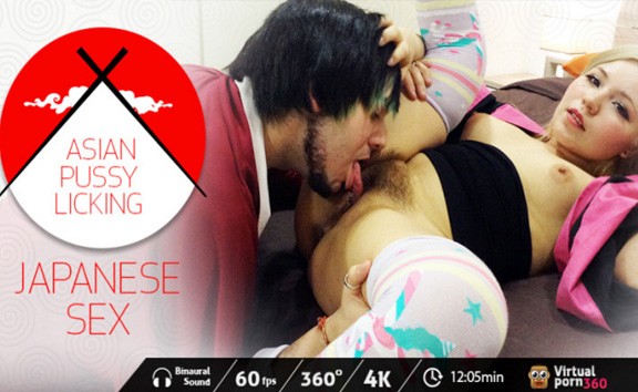 Japanese Sex: Asian Pussy Licking - VirtualPorn360