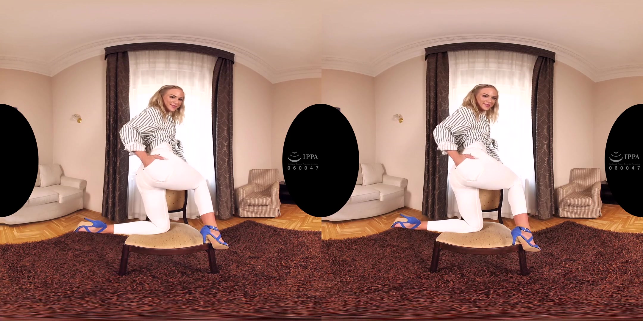 Vinna Reed in Vinna Introducing Blonde European Girl to Japanese Dick 1 - ChinChinVR