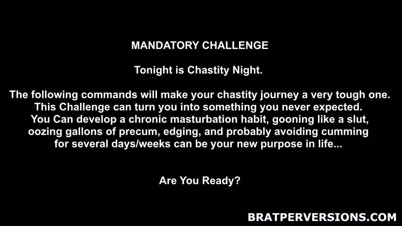 Brat Roulette Fap Games: The Chastity Challenge - Brat Perversions