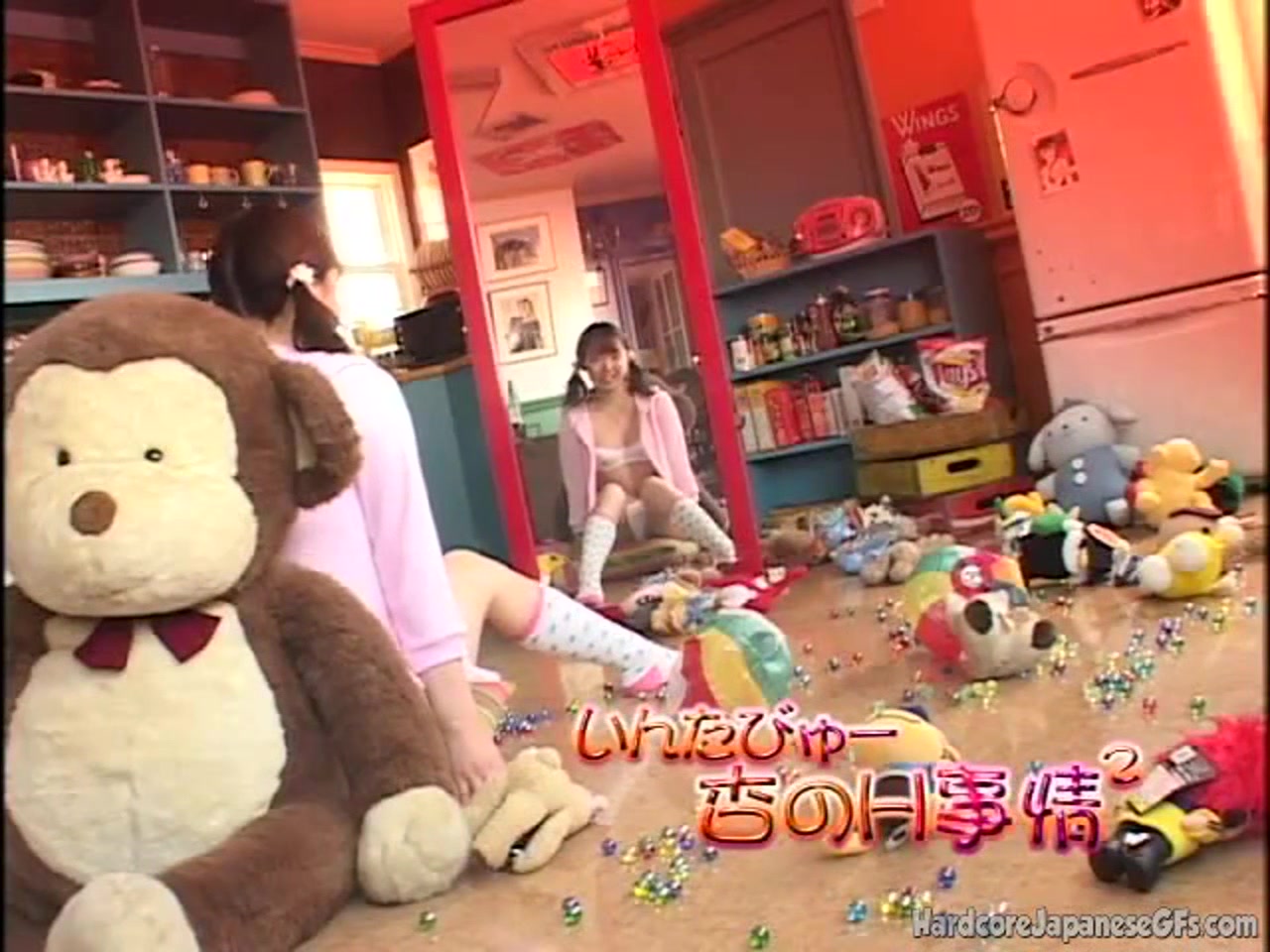 Fingered japanese teen 18+ lays down for fucking