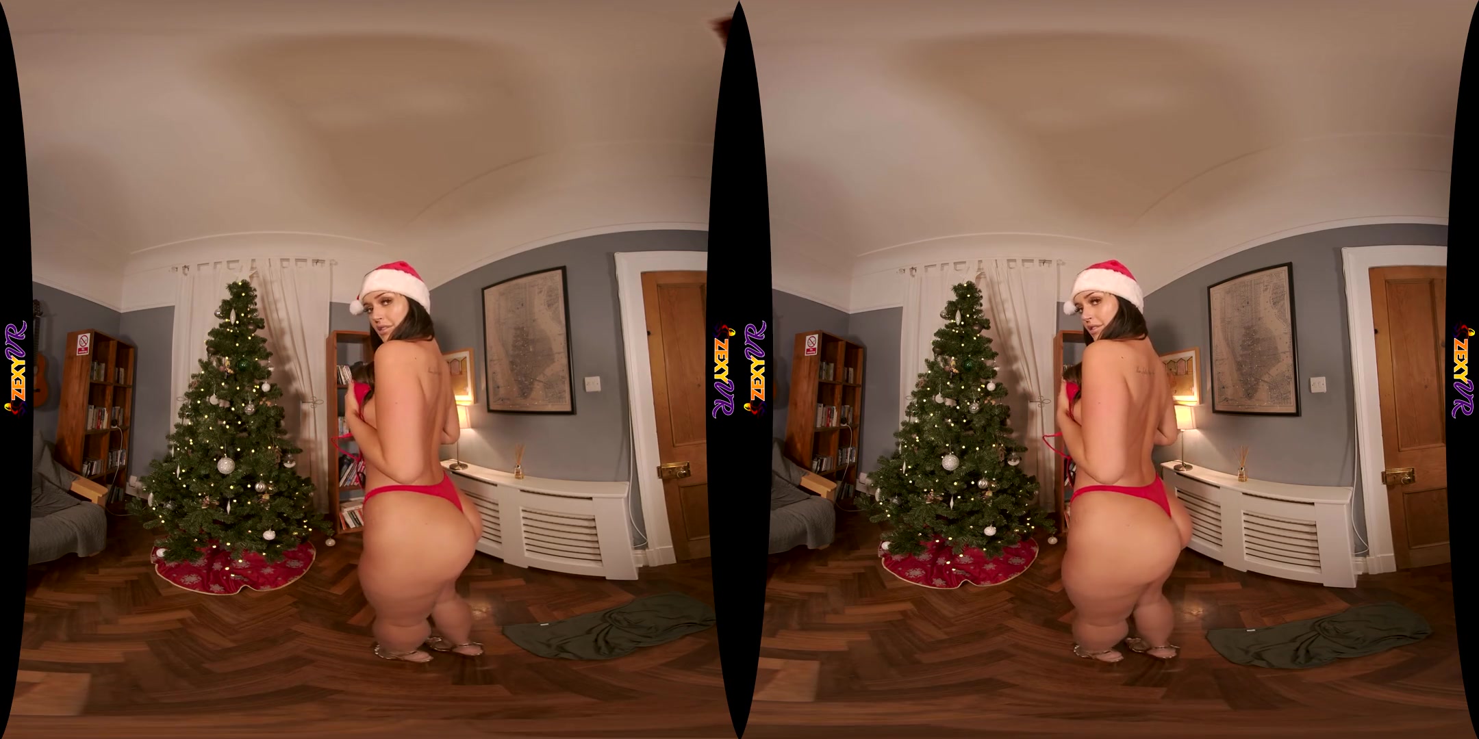Christmas Came Early - Curvy Striptease Big Tits Big Ass