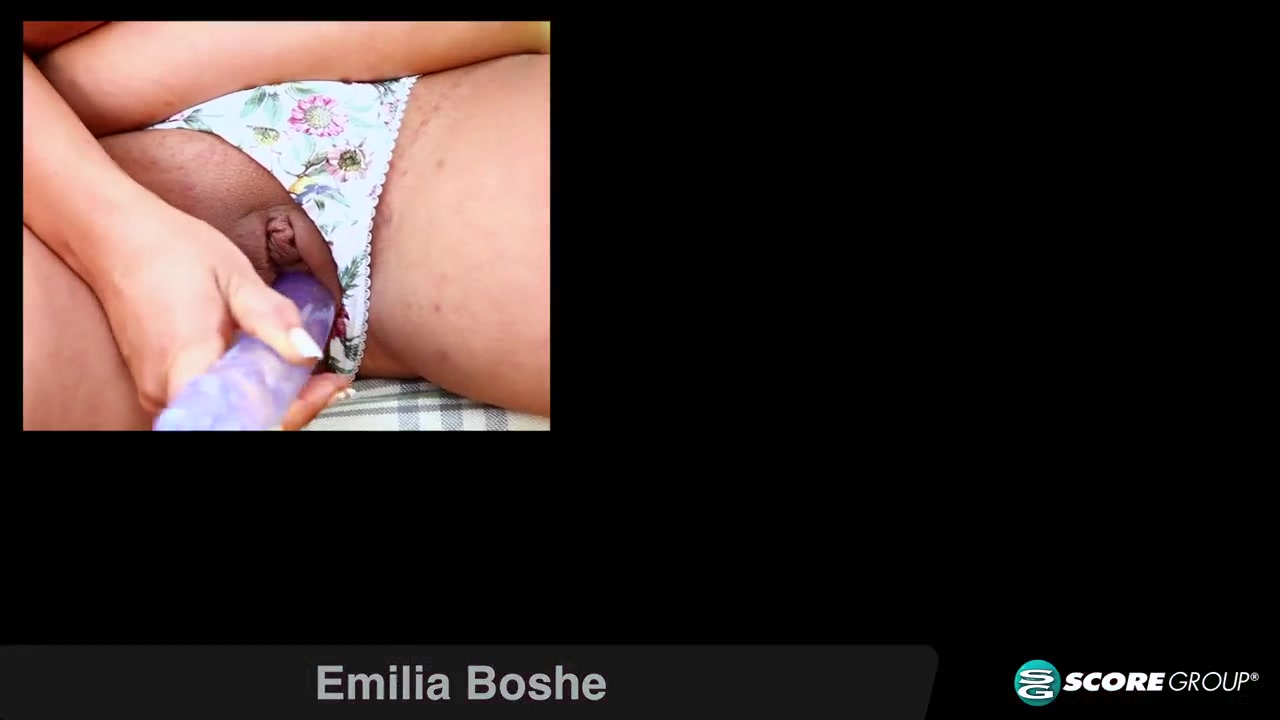 Emilia Boshe in the garden of big boobs